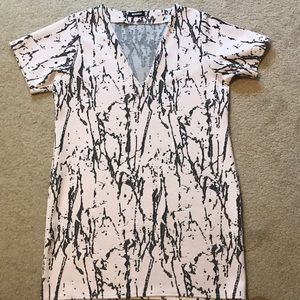 MISSGUIDED Pale Pink Dress with design size 12